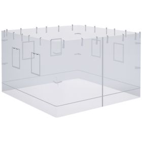 Pop up Canopy Walls, Universal Replacement Netting, Set of 4 Mesh Screen Sidewalls