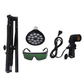 Taning Lamp 460nm Sun Light Skin Tanning Light Adjustable Tripod 54W 100â€‘240V With Light Bulbs For Face Body US Plug