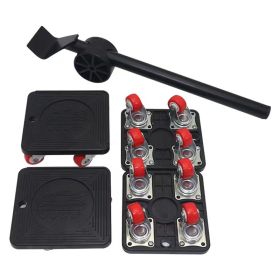 Heavy Duty Furniture Mover, Carbon Steel Furniture Cart, Rotatable Mute Wheel With Brake, Furniture Lift Handling Tool For Easy Movement Of Furniture