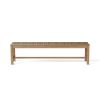 CASABLANCA 4-SEATER BACKLESS BENCH