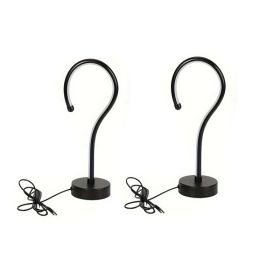 2PC Creative Question Mark Shape Table Lamp, USB Three-color Dimming Desktop Decoration Table Lamp (Option: 2Pcs)